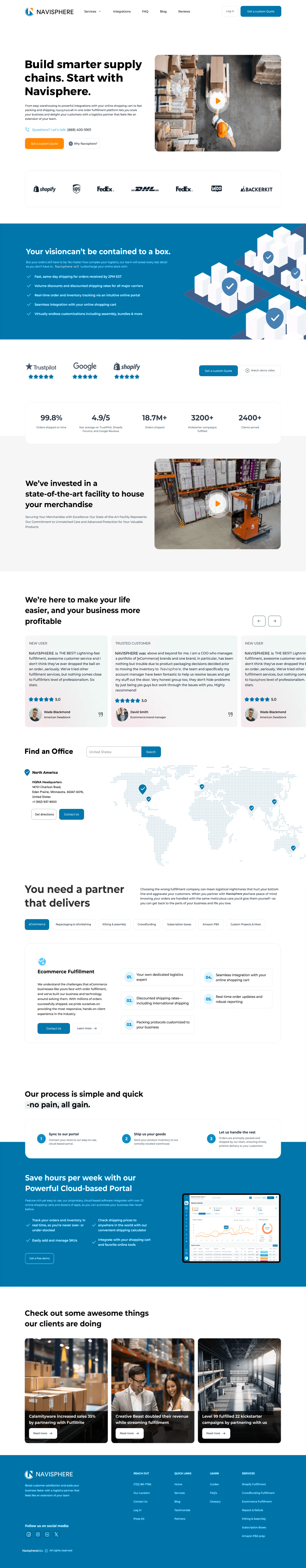 Navisphere Landing Page Navisphere Landing Page